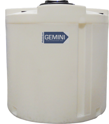 500 Gal Gemini Dual Containment® Tank - LPE SD 1.5 - Natural